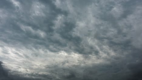 Professional-4k-time-lapse-of-gray-stormy-clouds,-no-flicker,-no-birds.