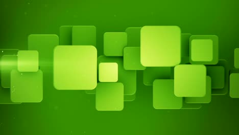 Geometric-green-mosaic-with-squares-3D-loopable-animation