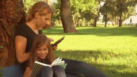 Familie-Spaß-im-park