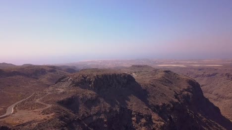 Beautiful-aerial-view-of-the-Gran-Canaria-road