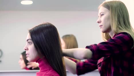 Frau,-Friseur-in-Friseursalon