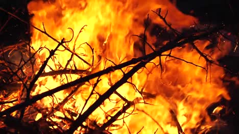 close-up-of-the-bonfire