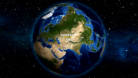 EARTH-ZOOM-IN-MAP---TAJIKISTAN-DUSHANBE