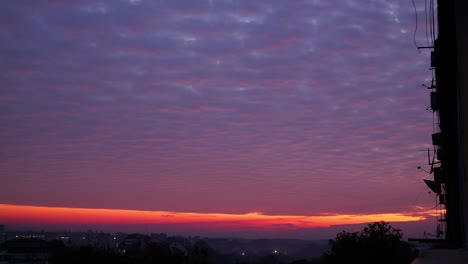 Wolkengebilde-Dämmerung