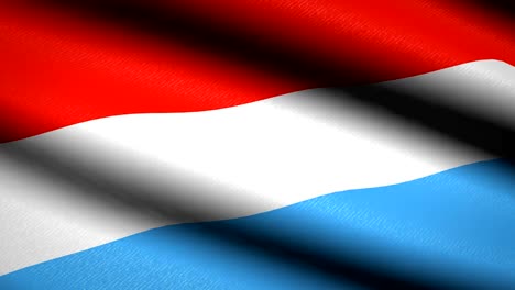 Luxembourg-Flag-Waving-Textile-Textured-Background.-Seamless-Loop-Animation.-Full-Screen.-Slow-motion.-4K-Video