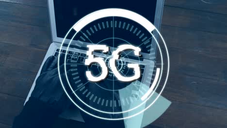 5G-geschrieben-in-der-Mitte-eines-futuristischen-Kreises-4k