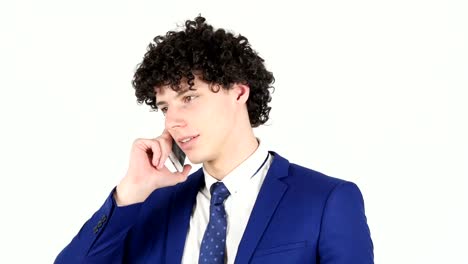 young-Businessman-Talking-on-Smartphone