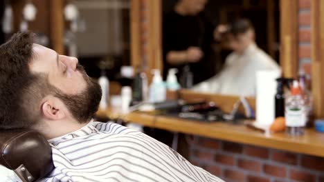 Adult-man-in-barbershop