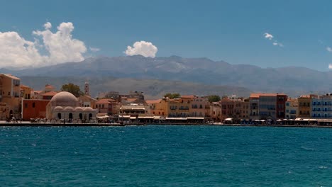 Casco-antiguo-de-Chania,-Creta,-Grecia