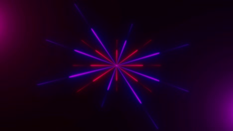 Abstract-neon-lines,-computer-generated-background