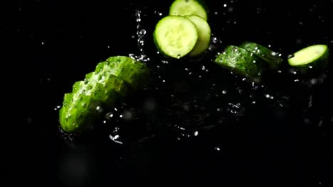 Falling-of-segments-of-a-cucumber.-Slow-motion.