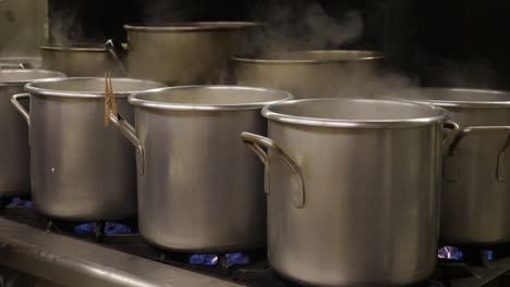 Pots-on-a-Stove-in-an-Industrial-Cafeteria