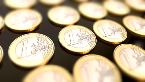 Shiny-euro-coins-animated-background