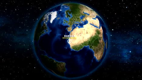 EARTH-ZOOM-IN-MAP---WESTERN-SAHARA-DAKHLA