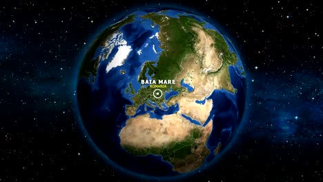 EARTH-ZOOM-IN-MAP---ROMANIA-BAIA-MARE