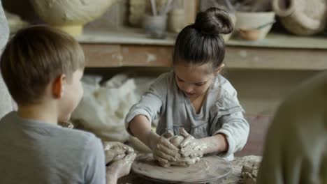Children-Making-Pottery-in-Workshop
