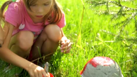 Little-girl-coloring-garden-decoration