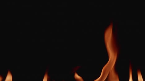 Fire-Flames-on-a-Black-Background