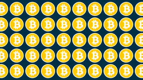 Bitcoin-kryptowährung-Münzen-Hintergrund