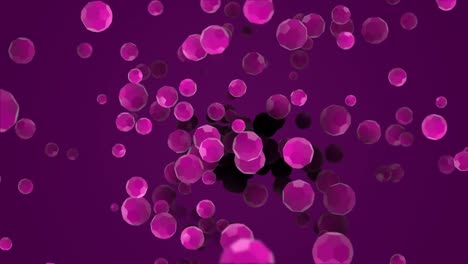 Pink-Balls-abstract-modern-Motion-Background