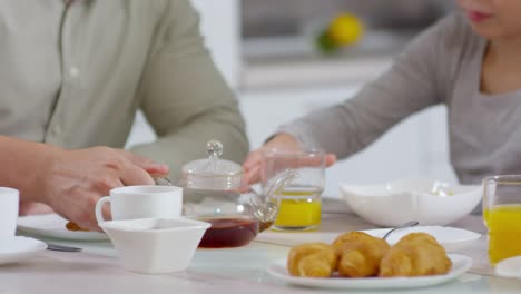 Dad-and-Son-at-Breakfast