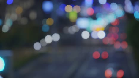 Bokeh-Hintergrund-Stadt