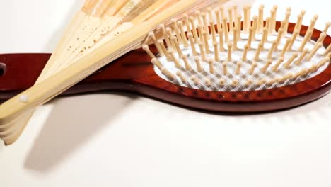 Hairbrush-on-white-background