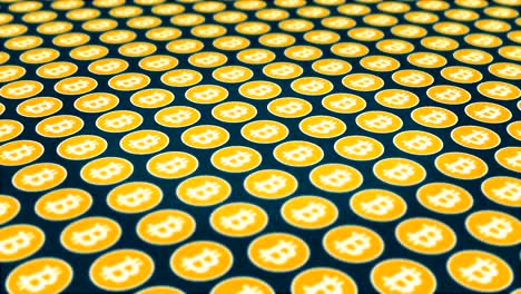 Bitcoin-kryptowährung-Münzen-Hintergrund