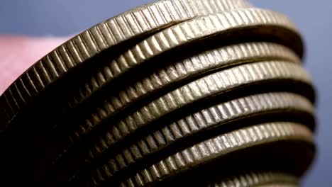 Close-up-of-very-old-coins