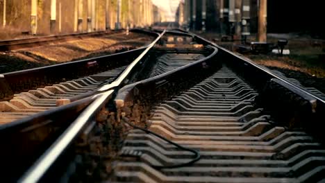 Ferrocarril.-Rieles-de-ferrocarril-para-trenes