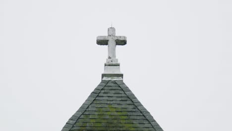 Church-Steeple-With-Cross-On-Top