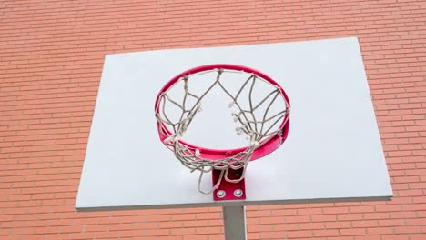 The-white-board-of-the-basketball-hoop-with-the-ring