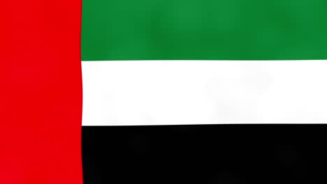 Vereinigte-Arabische-Emirate-Land-winken-3D-Flagge-Duo-Übergang-Hintergrund