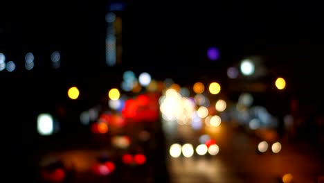 Unschärfe-Bokeh-einer-Verkehrsampel