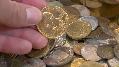 Stack-of-commemorative-coins