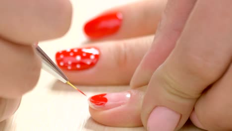 Nail-design-by-beautician-close-up.