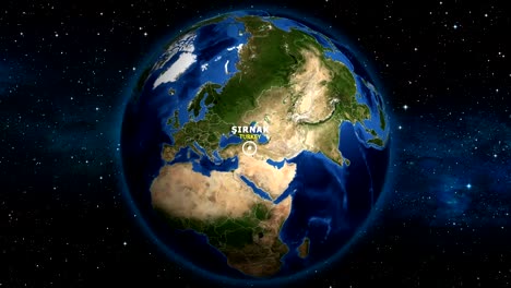 EARTH-ZOOM-IN-MAP---TURKEY-SIRNAK