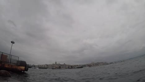 sea,-ships-and-clouds-time-lapse