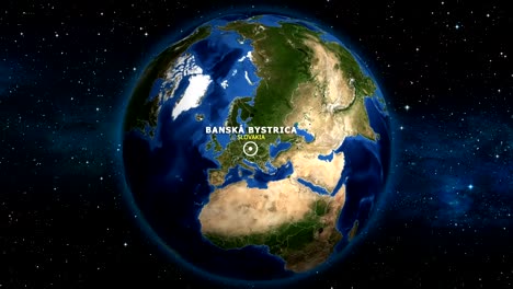 EARTH-ZOOM-IN-MAP---SLOVAKIA-BANSKA-BYSTRICA