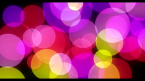 Zusammenfassung-Hintergrund-mit-animierten-leuchtenden-lila-Magenta-weißen-Bokeh-Schleife,-alpha