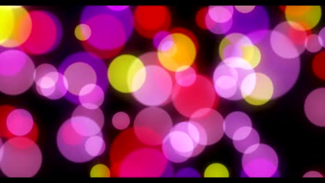 Zusammenfassung-Hintergrund-mit-animierten-leuchtenden-lila-Magenta-weißen-Bokeh-Schleife,-alpha