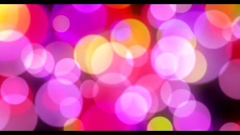 Zusammenfassung-Hintergrund-mit-animierten-leuchtenden-lila-Magenta-weißen-Bokeh-Schleife,-alpha