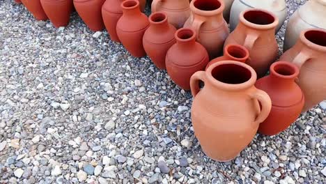 Turkey-Anatolia-water-jug-types,-clay-pots-and-casserole-dishes-made-of-clay,