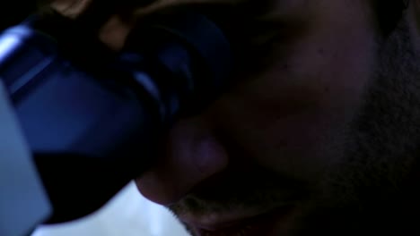 Close-up-of-a-college-student-doing-research-in-a-lab