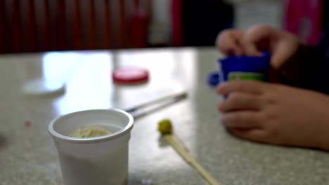 A-child-playing-with-clay.