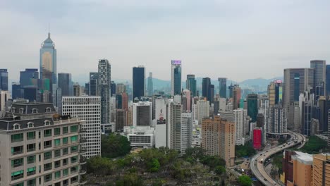 Tag-Zeit-Stadtbild-Innenstadt-Antenne-Panorama-4k-Hongkong