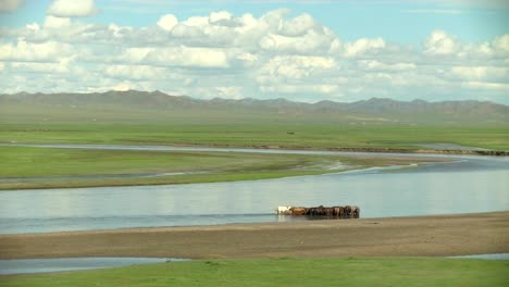 Landschaft-der-Mongolei