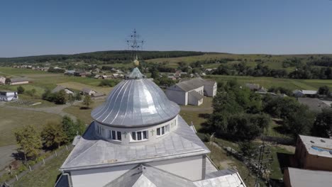 beautiful-landscape-church-in-the-countryside.-drone-video