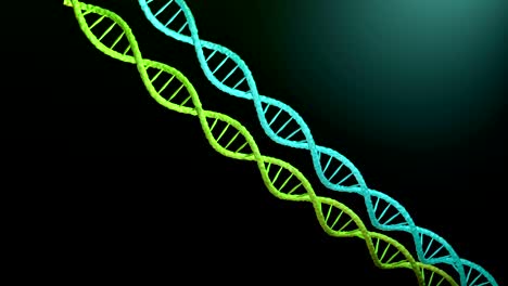 DNA-Strang-Bewegung.-4k,-3D-Animation