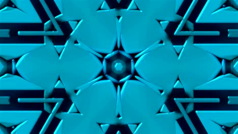 Abstract-glass-kaleidoscope-background,-3d-rendering-computer-generated-backdrop
